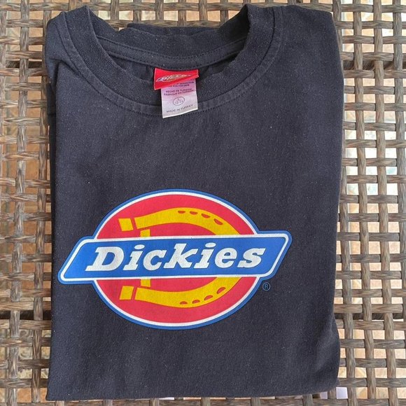 2000s Dickies Dark Blue Navy Long Sleeved T-Shirt - Picture 1 of 4
